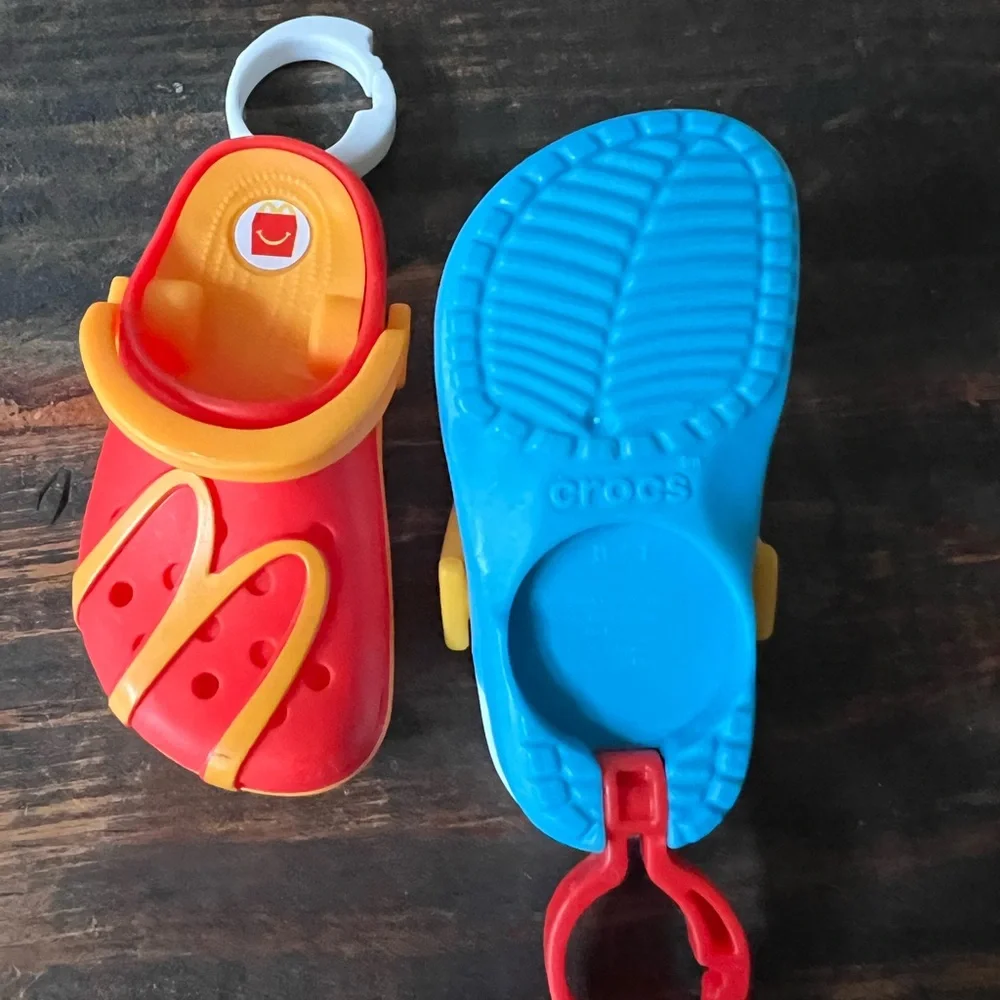 2024 McDonald's Mini Crocs 2 Keychains